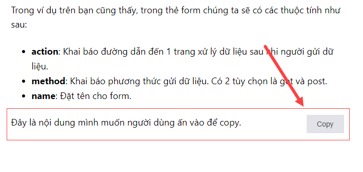 Cách tạo nút Copy nội dung nhanh trong WordPress Copy nội dung, Copy nội dung WordPress, sharecode copy nội dung nhanh, copy nhanh nội dung trong wordpress, copy nội dung nhanh
