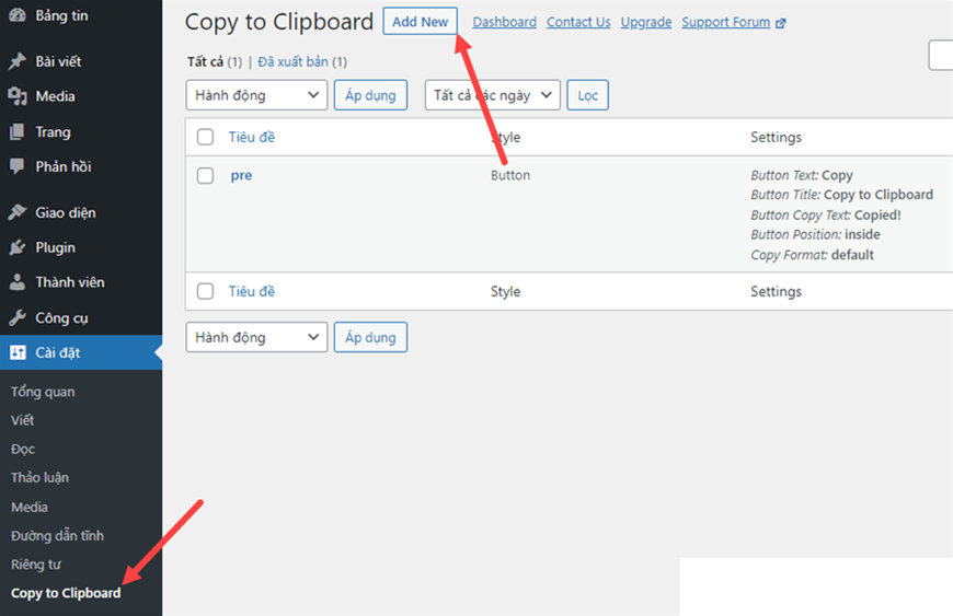 Cách tạo nút Copy nội dung nhanh trong WordPress Copy nội dung, Copy nội dung WordPress, sharecode copy nội dung nhanh, copy nhanh nội dung trong wordpress, copy nội dung nhanh
