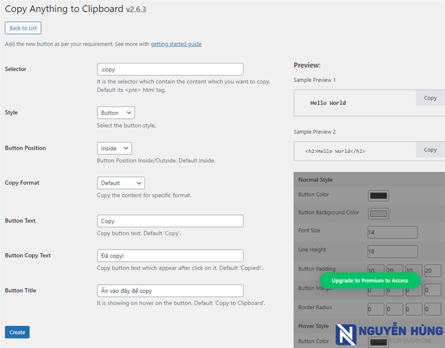 Cách tạo nút Copy nội dung nhanh trong WordPress Copy nội dung, Copy nội dung WordPress, sharecode copy nội dung nhanh, copy nhanh nội dung trong wordpress, copy nội dung nhanh