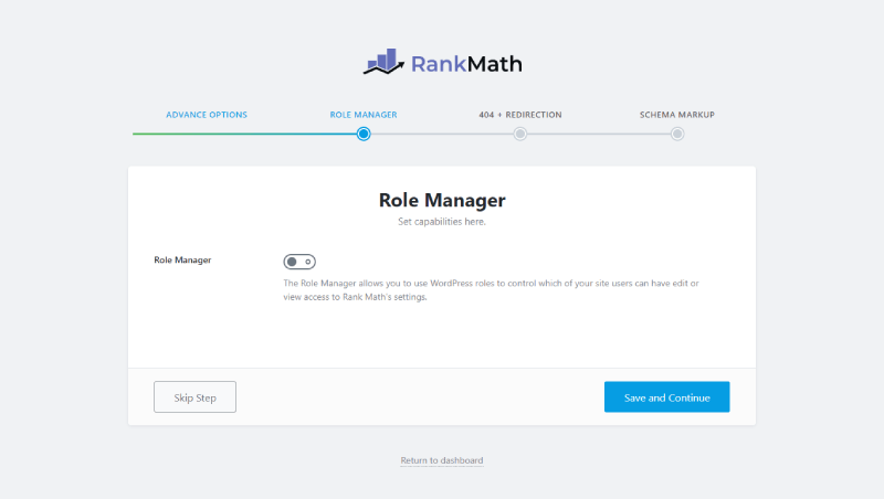 Tùy chỉnh phân quyền sử dụng Rank Math SEO cho các tài khoản trên website.